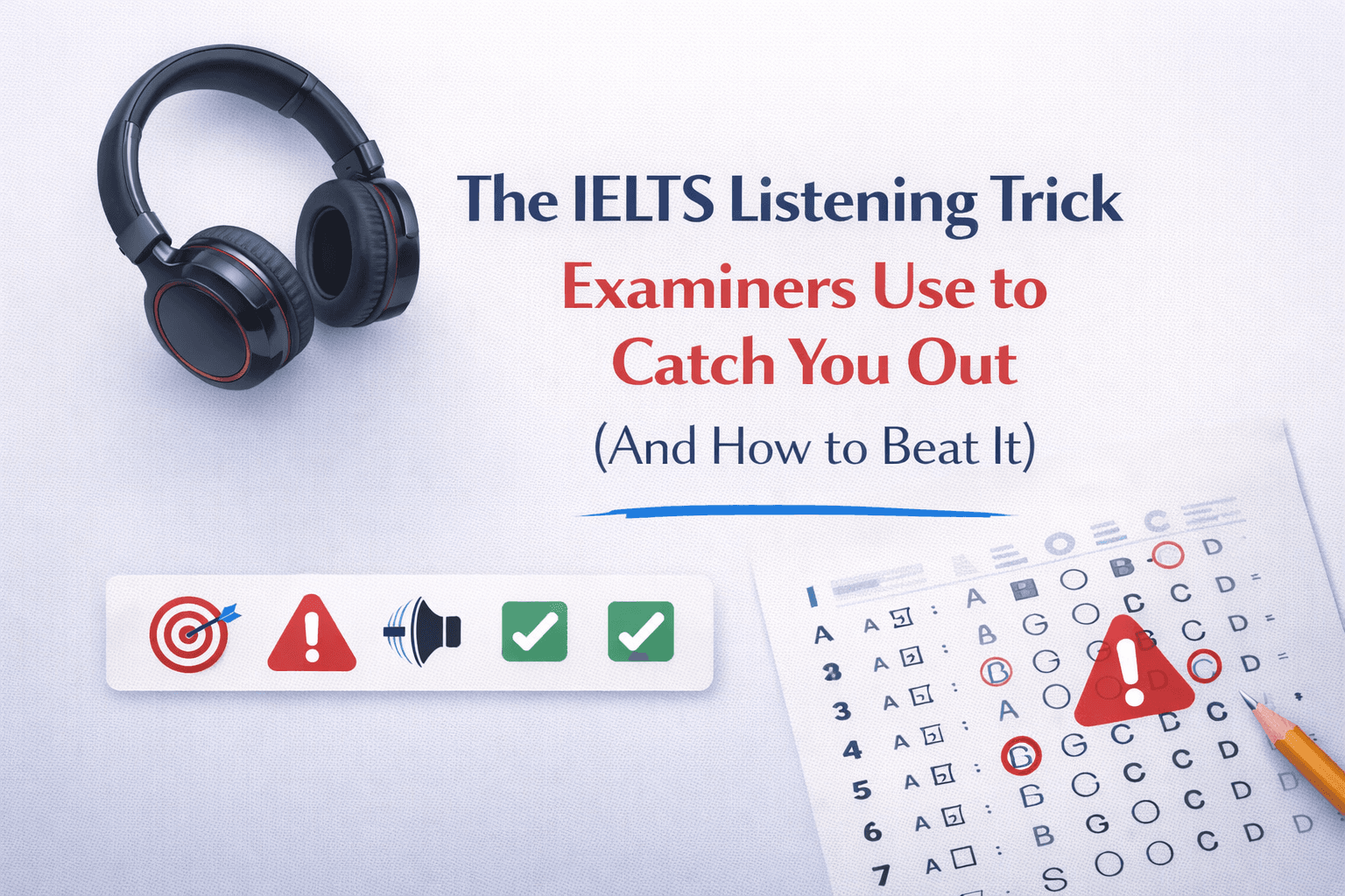 The IELTS Listening Trick Examiners Use to Catch You Out (And How to Beat It)