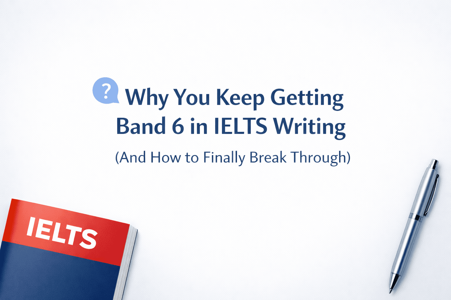 Why You Keep Getting Band 6 in IELTS Writing (And How to Finally Break Through)